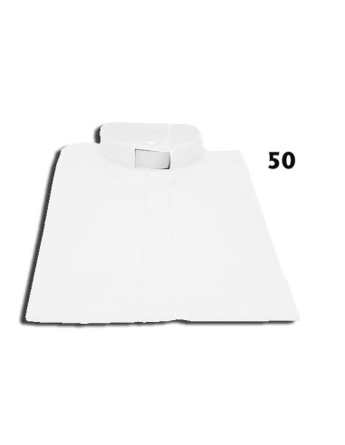 Camisa Sacerdote Blanca MC Talla 50