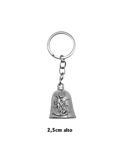 Llavero Campana San Miguel en relieve