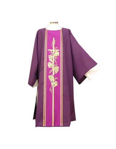 Camisa Sacerdote Celeste MC Talla 49