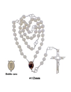 Rosario Perla Blanca 12Mm... 2