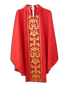 Casulla Estampada Con Galon...