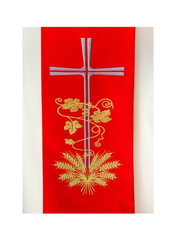 Conjunto 4 Estolas Cruz Con hojas de...