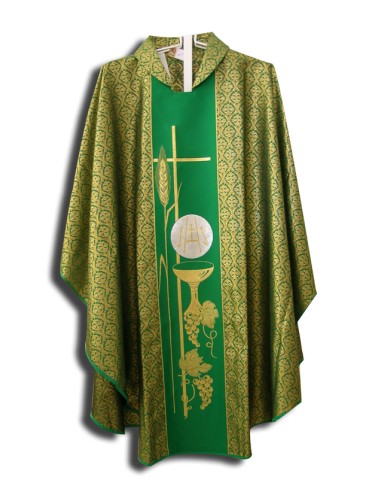 Casulla Estampada Tipo Damasco Con...