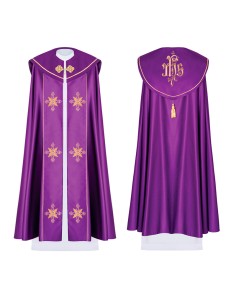 Capa Pluvial Bordada Cruces...