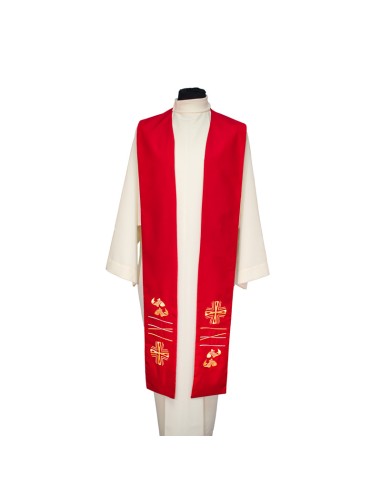 Conjunto 4 Estolas con Cruz cuadrada...