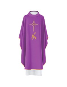 Casulla Bordada Jhs Dentro...