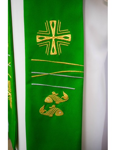 Conjunto 4 Estolas con Cruz cuadrada...