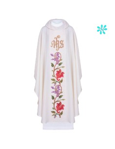 Casulla Bordada Jhs Con...