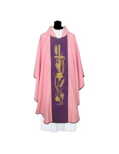 Casulla Bordada Curz Larga...