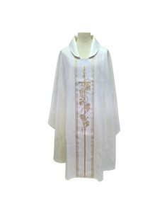 Casulla Estampada Con Galon...