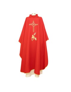 Casulla Bordada Jhs Dentro...