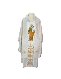 Dalmatica Jhs Bordado Oro...