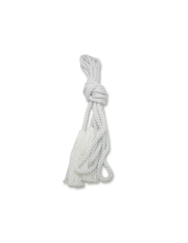 Cingulo Cordon Con Borlas Cordones Blanco