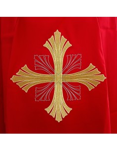 Casulla Bordada Jhs Con...