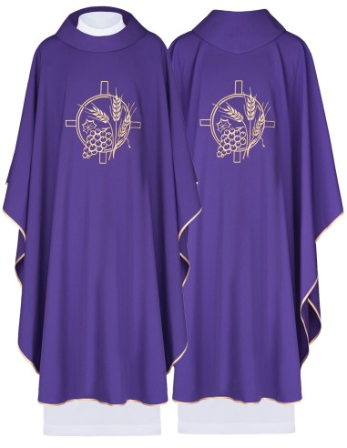 Casulla Con Espigas Y Uvas Con...