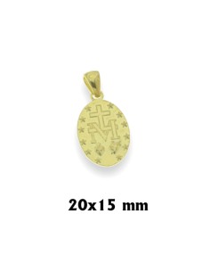 Medalla Plata Dorada Oval... 2