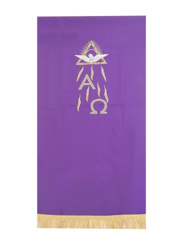 Cubre Ambon Espiritu Santo Alfa Omega N171 Morado