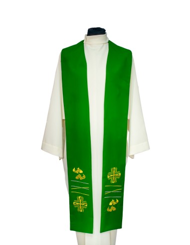 Juego De Altar Lino Bordado JHS Cruz Superior sdm004