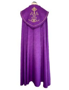 Capa Pluvial Bordada Cruz...