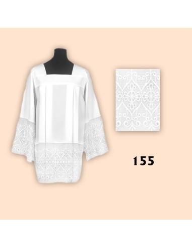 Roquete Canonigo Con Puntilla. Cruz...