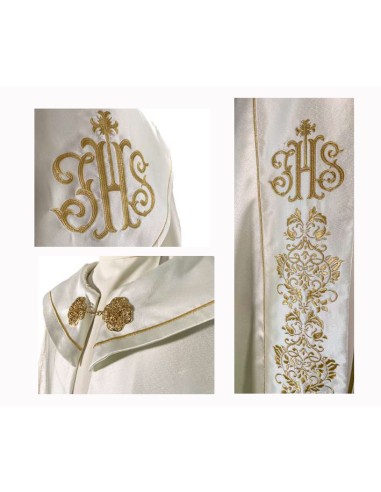 Capa Pluvial Bordada JHS Con Cruz...