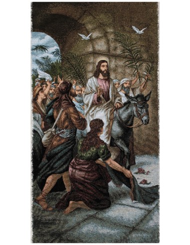 Cubre Ambon Tejido Entrada En Jerusalen De Jesus