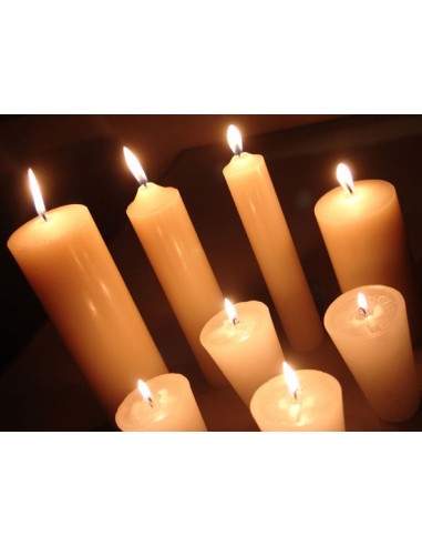 Velon 9 Dias Novena Rojo Cera Vegetal