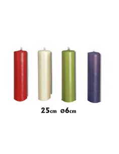Vela Adviento 60x25 3...