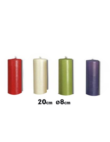 Vela Adviento 80x20 4 Colores...