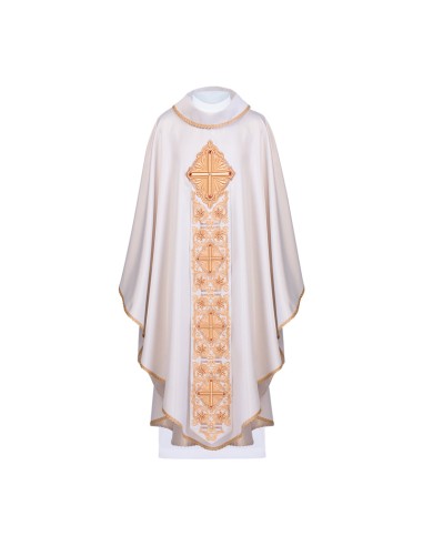 Casulla Bordada Cruz Pectoral En...