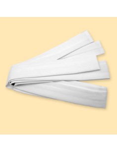 Cingulo De Tela Blanco 4cm...