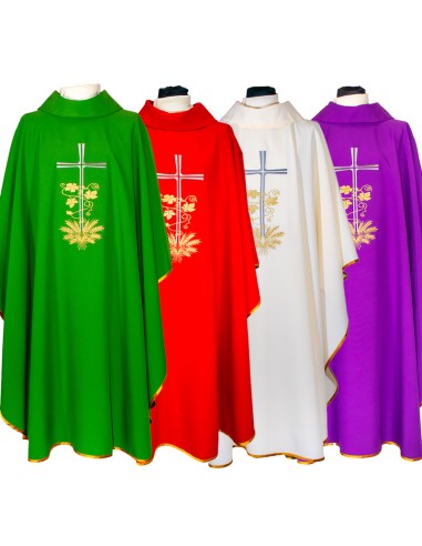 Conjunto 4 Casullas Cruz Larga Con...