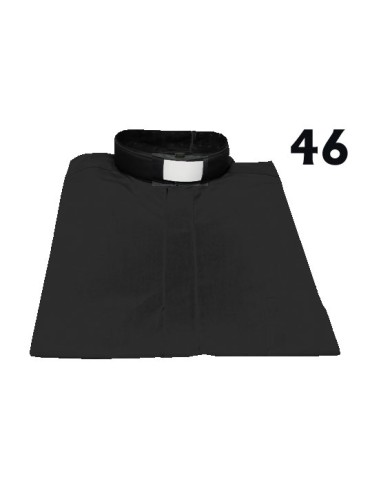 Camisa Sacerdote Negra Mc Talla 46