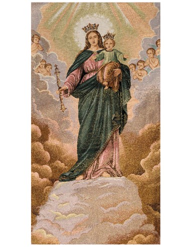 Cubre Ambon Tejido Virgen Maria Auxiliadora