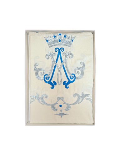 Casulla Adamascada Bordada Mariana...