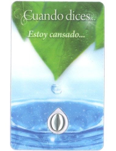 Estampa Con Gota De Agua D603 Cuando Dices.Estoy Cansado