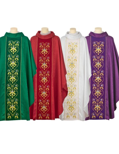 Conjunto 4 Casullas Seis Adornos...