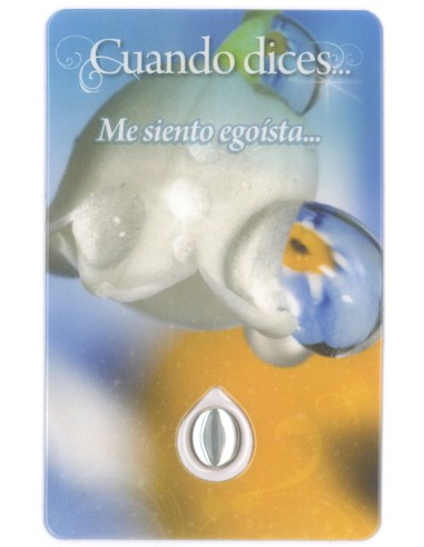 Estampa Con Gota De Agua D611 Cuando Dices.Me Siento Egoista