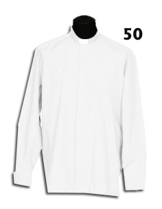 Camisa Sacerdote Blanca Ml...