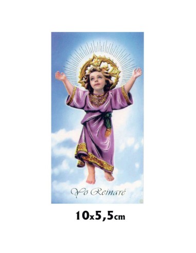 Estampa Mini M-72 Virgen De La Almudena 4. 4x6cm