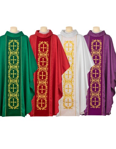 Conjunto 4 Casullas Cinco Cruces...