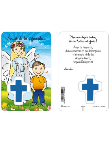 Estampa Plastica Infantil Angel Guarda Nizzzzzo