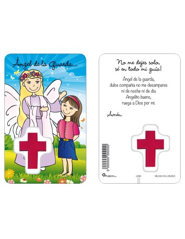 Estampa Plastica Infantil Angel Guarda Nizzzzza