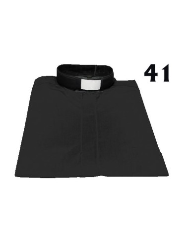 Camisa Sacerdote Negra Mc Talla 41