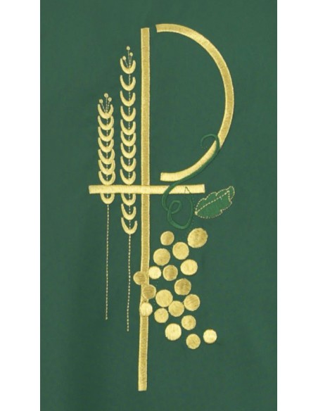 Conjunto 4 Casullas Pax Con Uvas Y 2 Espigas Laterales