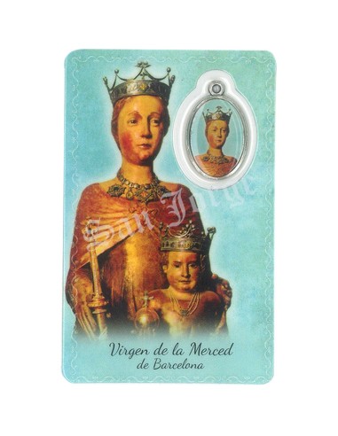 Estampa CM N3921 Virgen De La Merced De Barcelona