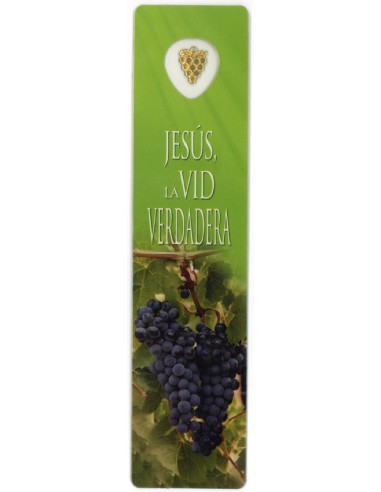 Separador Con Medalla Jesus La VID Verdadera