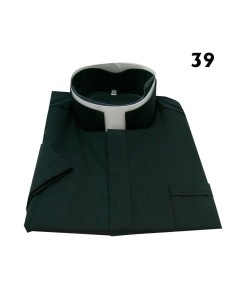 Camisa Sacerdote Negra...