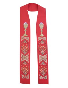 Estola Bordada Caliz Con...