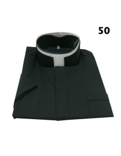 Camisa Sacerdote Negra...